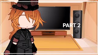 Bsd react to chuuya as random tik Toks Bsd x gacha skk  cookie chuuya [upl. by Nnaeus]