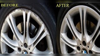 🚘 Fixing Curbed Alloy Wheels curb rash rims repair [upl. by Laeira]