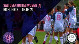 Saltdean United Women v Dulwich Hamlet W LSERWFL 080320  Match Highlights [upl. by Brandea]