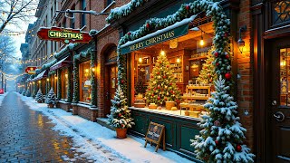 Christmas Jazz on Main Street 🎄 Classic Holiday Tunes for a Cozy Festive Stroll [upl. by Gnirps]