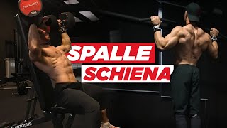 Allenamento SPALLE e SCHIENA pre campionato di Natural Bodybuilding [upl. by Fannie]