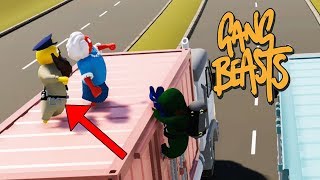 UN DESCONOCIDO ENTRA EN LA PARTIDA JAJAJA GANG BEASTS [upl. by Ahsekahs]