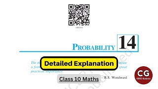 Probability Chapter 14 Full Chapter Detailed Explanation Class 10 Maths [upl. by Leatri212]