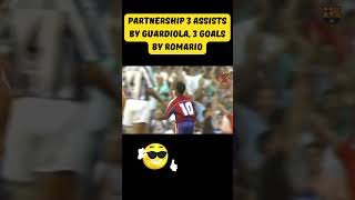 Partnership 3 assists by Guardiola 3 goals by Romario  3 паса Гвардиолы 3 гола Ромарио romário [upl. by Eintruok]