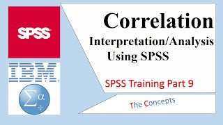 Correlation Interpretation and Analysis in SPSS Lesson 8 [upl. by Waine]