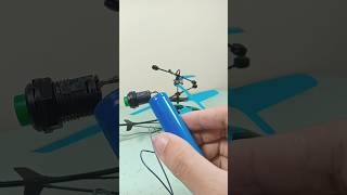 TOY HELICOPTER FLIGHT TEST USING CABLE AND 1500MAH BATTERY [upl. by Stephanie]