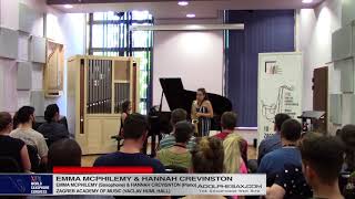 Three Letter Word by Andy Scott Emma McPhilemy amp Hannah Crevinston XVIII World Sax Congress 2018 [upl. by Donadee]