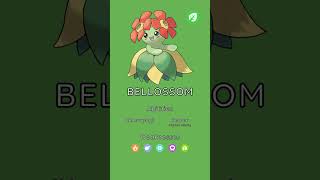 Bellossom The Blossom Pokémon  Pokémon Gen 2  Poképedia [upl. by Sollars371]