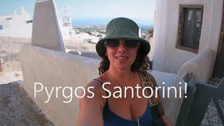 Pyrgos Santorini Greece 2024 Πύργος Pyrgos Greece Pyrgos Santorini [upl. by Goar]