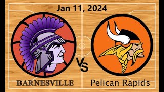 Barnesville Boys vs Pelican Rapids [upl. by Artinak36]