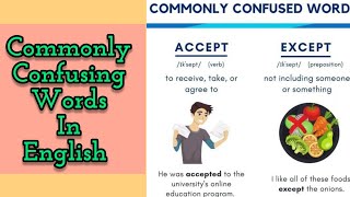 Commonly Confusing Words in English  Homophones How to Pronounce these English Words [upl. by Joly]