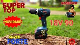 SUPER TOP  Parafusadeira Furadeira Bosch 18V 90 Brushless [upl. by Ahsilef154]