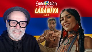 REACTION  LADANIVA quotJako quot  ARMENIA EUROVISION 2024 [upl. by Mook]