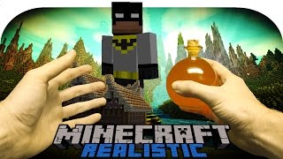 Realistic Minecraft POTIONS Batman Turns Giant [upl. by Quinta]