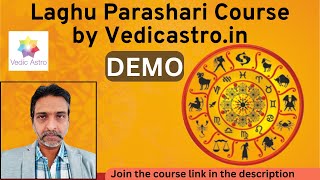 Laghu Parashari Course Demo by DrSachin Srivastava vedicastrology astrology astrologer trending [upl. by Dilan]