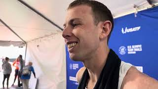 Galen Rupp after taking 16th at 2024 US Olympic Marathon Trials [upl. by Nitsruk673]