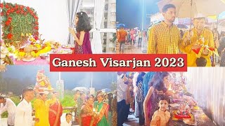 Day 5 Ganesh ji ka Visarjan  Ganpati 2023  Ganesh Chaturthi Vlog [upl. by Eittod]