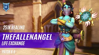 251K HEALING THEFALLENANGEL YING PALADINS COMPETITIVE DIAMOND LIFE EXCHANGE [upl. by Llenol]