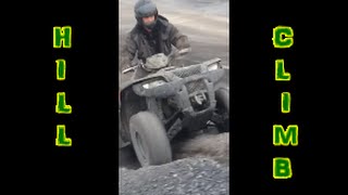 Suzuki 450 KingQuad Hill Climb [upl. by Crotty]