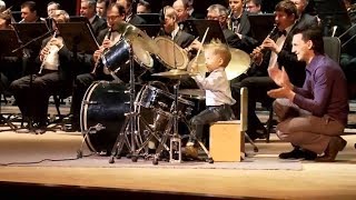 Toddler from Novosibirsk is a Drumming Prodigy [upl. by Aneeg]