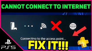 PS5 CANNOT CONNECT TO INTERNET EASY FIX [upl. by Nassi890]