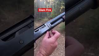 Winchester 1897 load and slam fire [upl. by Rebmit]