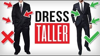 3 Tips To Dress Taller  Style Advice For Short Men [upl. by Arema]