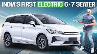 Diwali Pe Agai BYD eMAX 7 Electric Family Car with 7 and 6 seats 530 km range Lekin kya kamal kregi [upl. by Ellerd]