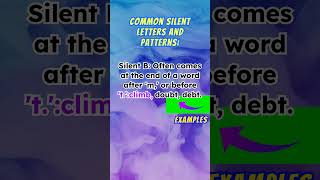 Why Are Some Letters Silent in English english learning study students learn silentletters [upl. by Aneeras]