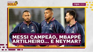 MESSI campeão MBAPPÉ artilheiro e NEYMAR Renato Mauricio Prado comenta VESTIÁRIO do PSG pós COPA [upl. by Atinrev]