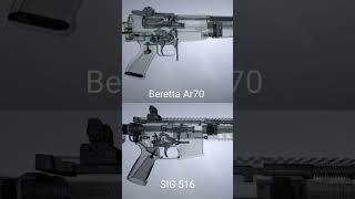 SIG 516 vs Beretta Ar70 [upl. by Arimlede]