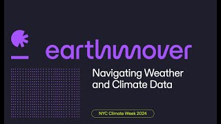 Webinar Navigating Weather and Climate Data [upl. by Klara]