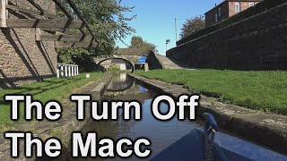 199 The end of the Macclesfield canal and turning onto the Peak Forest in my narrowboat [upl. by Aronael]