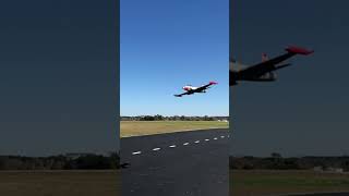 T33 low Flyby Buzzing the tower shorts airplane [upl. by Michaele]