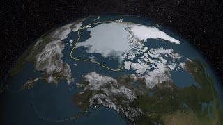 Arctic Sea Ice Minimum 2015 [upl. by Hopper]