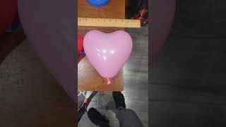 comparing Qualatex vs Sempertex Vs Decomax heart balloons [upl. by Krystyna]