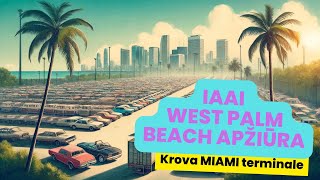 IAAI Aukciono apziura su manimi  Miami Krova [upl. by Irtimed763]