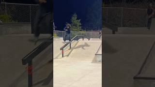 Slide down the rail without falling amp get 10🛹 shorts skateboarding [upl. by Dnaletak]