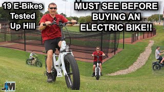 19 Different Ebikes Tested Uphill  See Which Ebike Has the most power [upl. by Maurizio105]