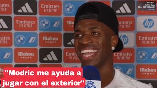 Reaccion de Vinicius JR Real Madrid 40 Osasuna goles [upl. by Rico]