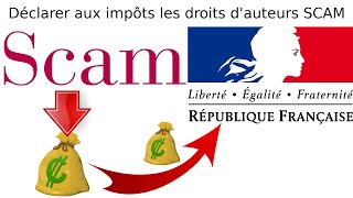 Comment déclarer aux impôts largent versé par la SCAM pour les droits dauteurs [upl. by Kung]