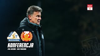 KONFERENCJA  Stal Rzeszów  Znicz Pruszków 16 kolejka Betclic 1 Ligi 10112024 [upl. by Ahsinit]