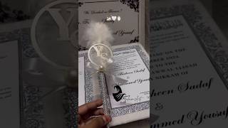 Wadding items 🤩 Nikaah pen mirror 🪞 booklet wedding [upl. by Teufert760]