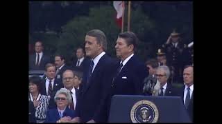 quotO Canadaquot amp quotStarSpangled Bannerquot  Canada and USA National Anthem Full 1988 [upl. by Bent]