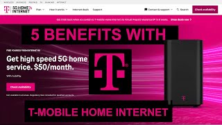 5 Benefits With TMobile 5G Home Internet [upl. by Alyss]