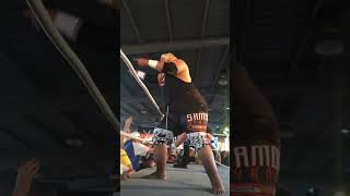 Rikishi doing his dance at a knokxpro event in 2017 rikishi wwe toocool samoandynasty [upl. by Noyk]