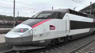 SNCF TGV At Narbonne station France [upl. by Allemrac]