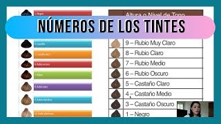 Números de los tintes y su significado  Colorimetría [upl. by Darda]