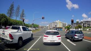 Dashcam Drives  Maroochydore Beach to Mooloolaba QLD Australia [upl. by Gerick353]