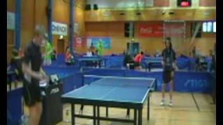 Funny table tennis fight [upl. by Petronia]